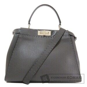 Fendi Peekaboo Selleria Handbag Calfskin